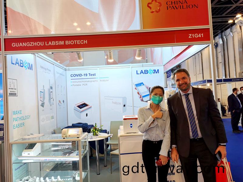 【展會迴(hui)顧(gu)】藍勃生物(wu)精綵(cai)亮相2022 MEDLAB Middle East